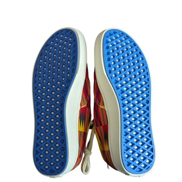 Vans Custom Culture African Kente Print Sneakers Size 8.5 Mens / 10 Womens - Picture 4 of 4